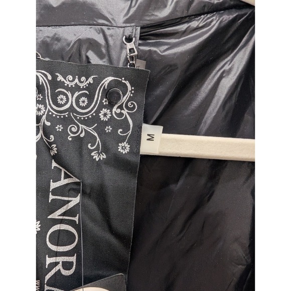 ANORAK Women's Black Lightweight Water Resistant Down Puffer Jacket Size M - Picture 5 of 9